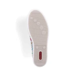 Rieker Women'S Sneaker Low Multi-Snow White