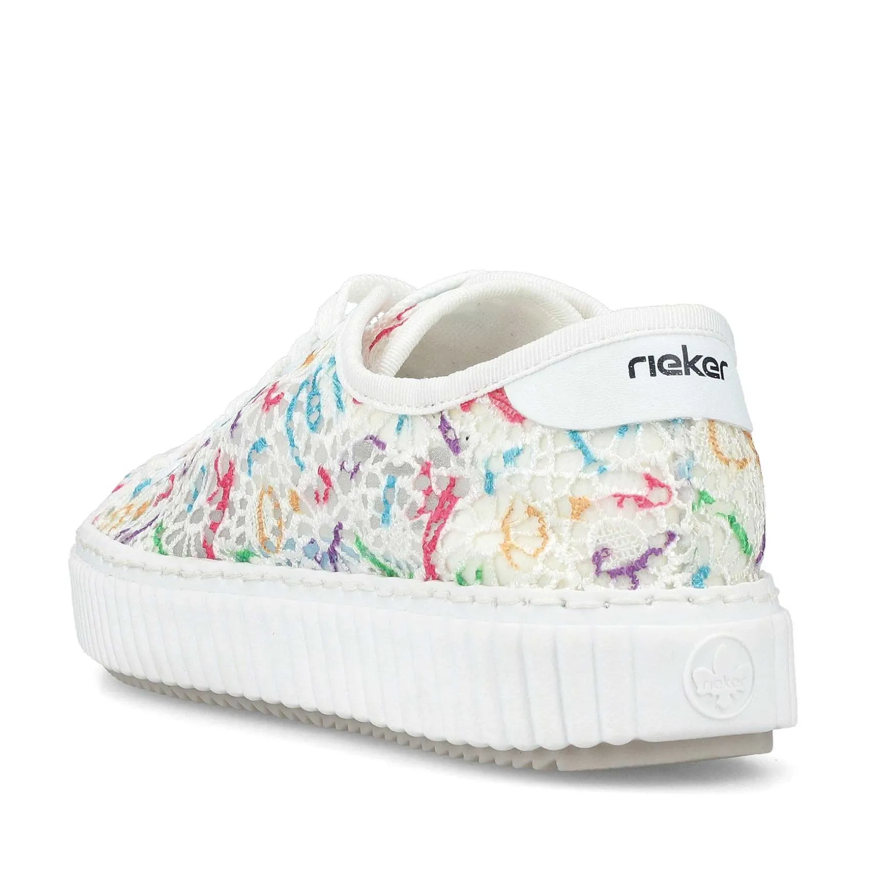 Rieker Women'S Sneaker Low Multi-Snow White