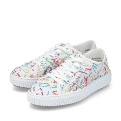 Rieker Women'S Sneaker Low Multi-Snow White