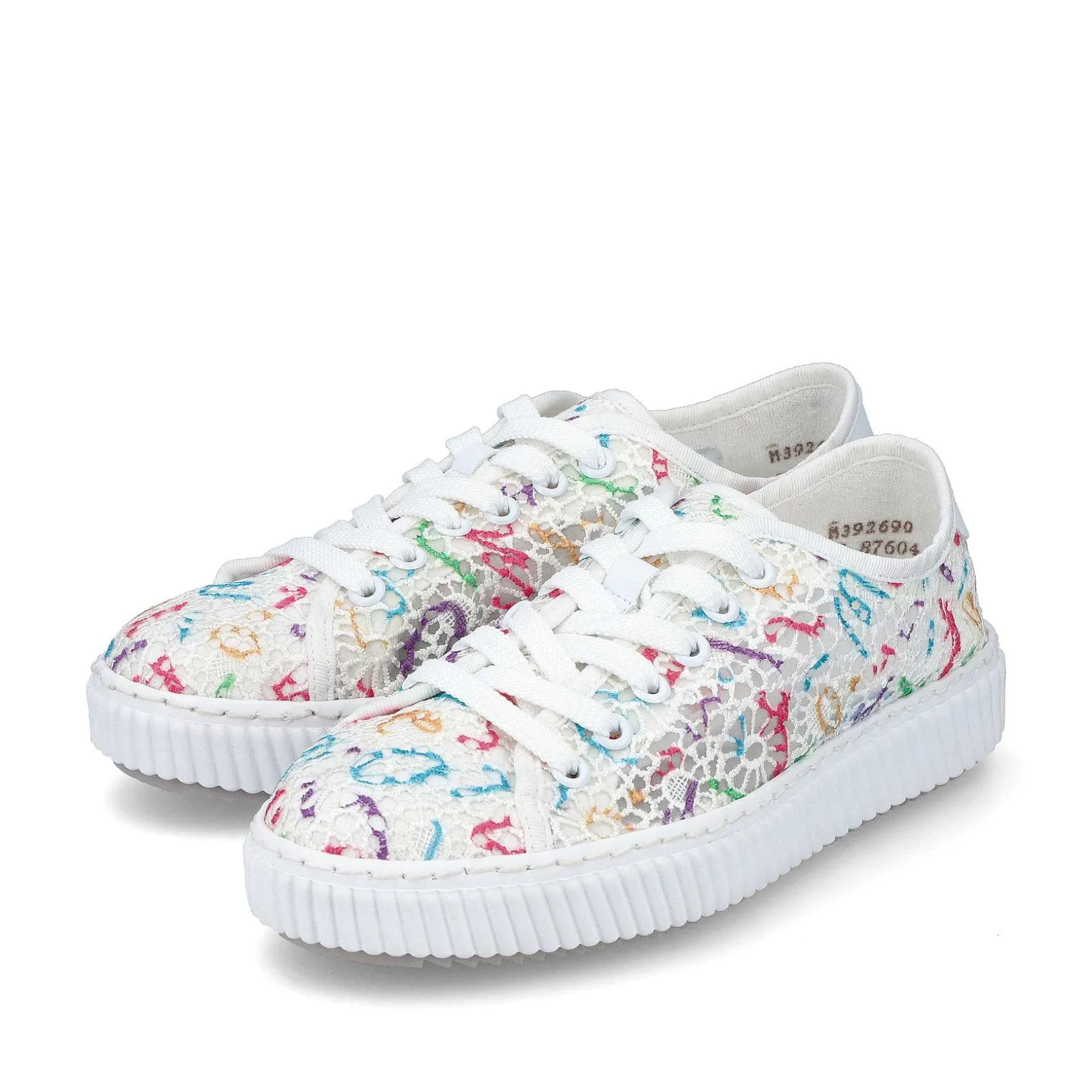 Rieker Women'S Sneaker Low Multi-Snow White