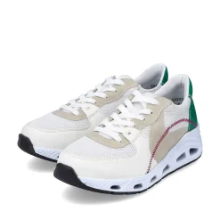 Rieker Women'S Sneaker Low Pearl White-Sand Beige