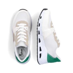 Rieker Women'S Sneaker Low Pearl White-Sand Beige