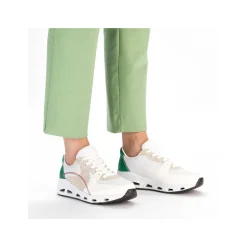 Rieker Women'S Sneaker Low Pearl White-Sand Beige