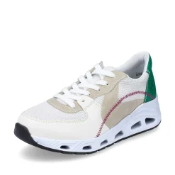 Rieker Women'S Sneaker Low Pearl White-Sand Beige