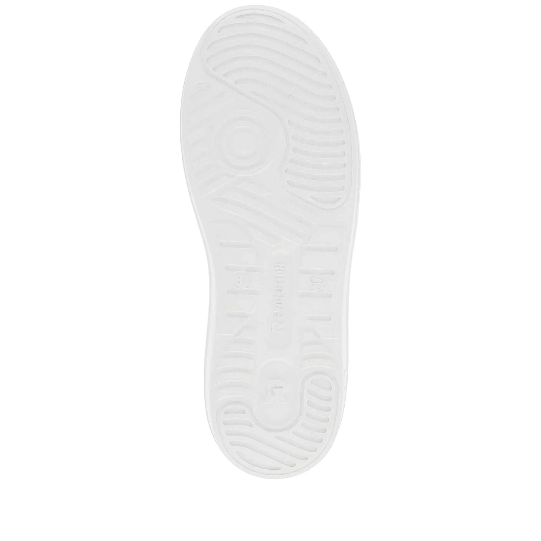 Rieker Women'S Sneaker Low Clear-White Dust-Grey