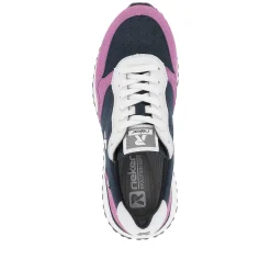 Rieker Women'S Sneaker Low Atlantic-Blue Violet