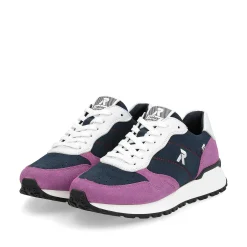Rieker Women'S Sneaker Low Atlantic-Blue Violet