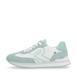 Rieker Women'S Sneaker Low Frost-White Aquamarine