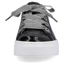 Rieker Women'S Sneaker Low Glossy Black