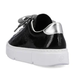 Rieker Women'S Sneaker Low Glossy Black