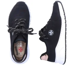 Rieker Women'S Sneaker Low Night Black
