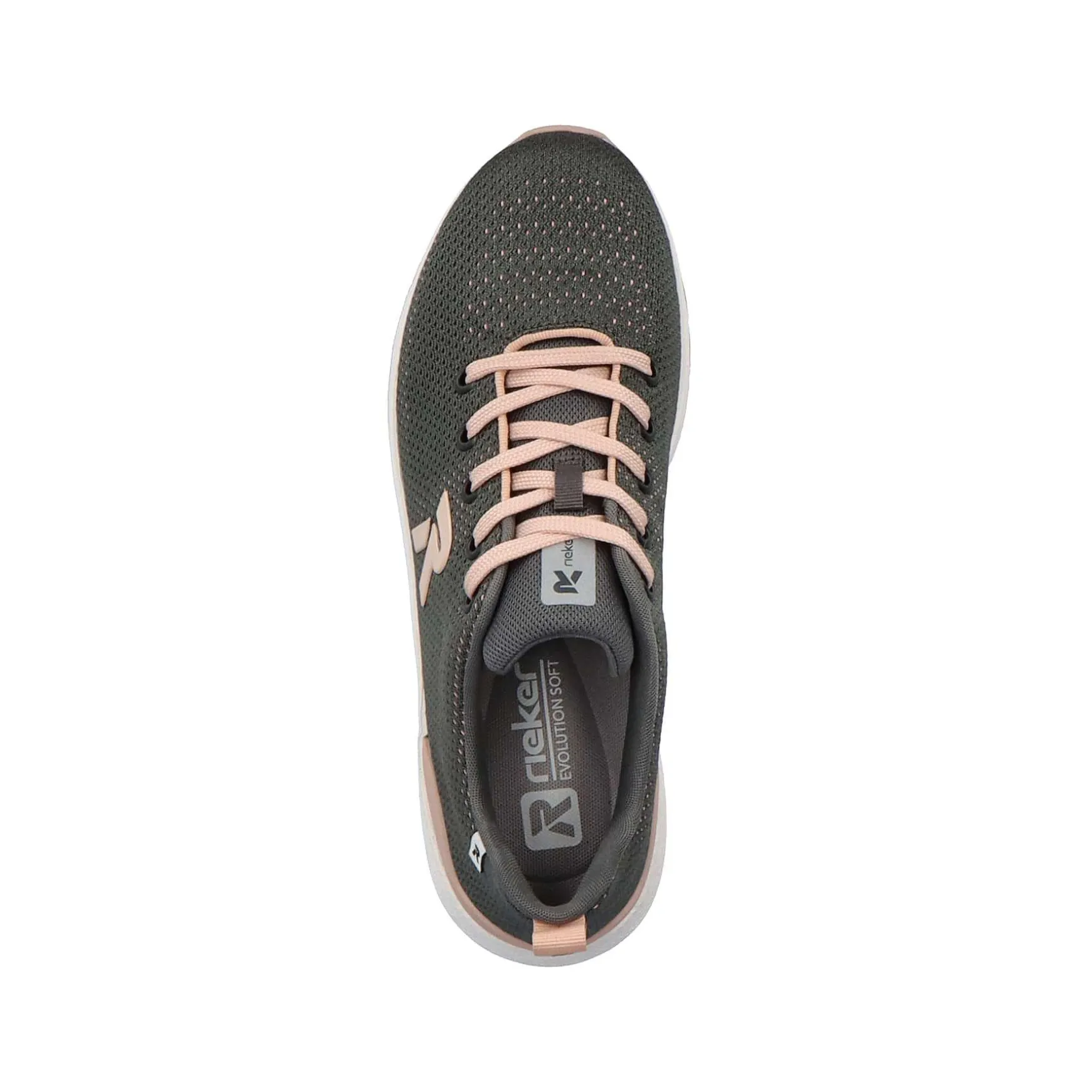 Rieker Women'S Sneaker Low Graphite Grey