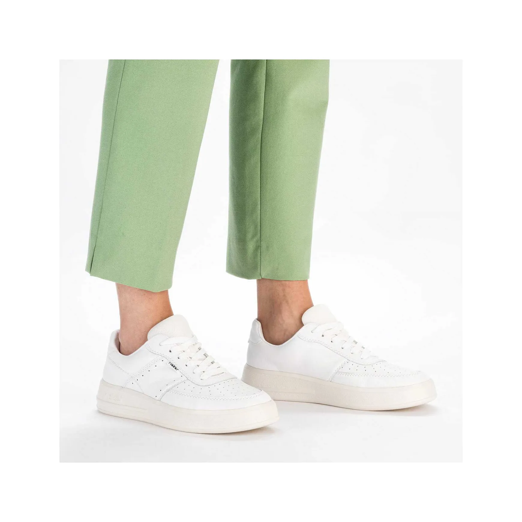 Rieker Women'S Sneaker Low Pure White