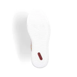 Rieker Women'S Sneaker Low Multi-Orange-Emerald Green