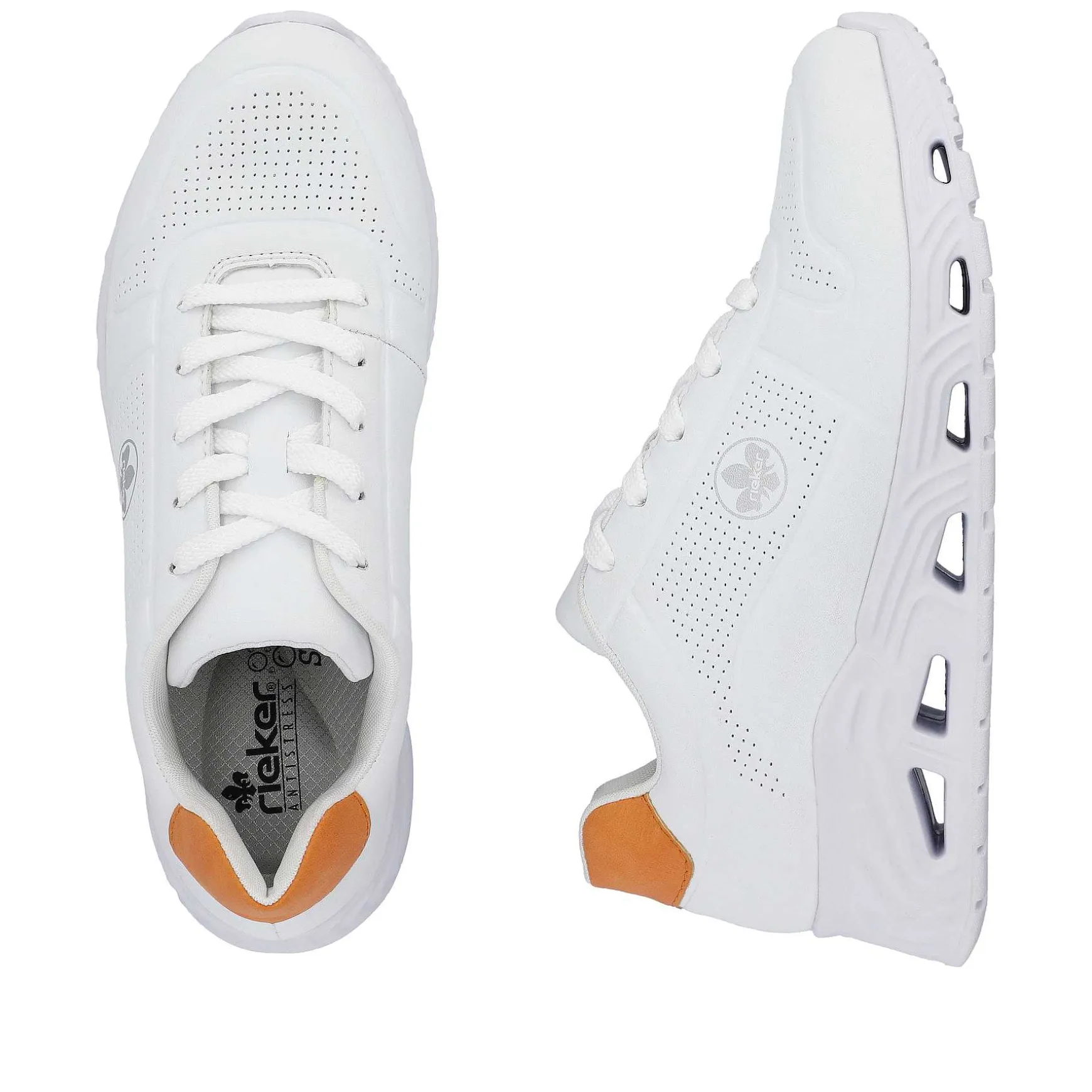 Rieker Women'S Sneaker Low Brilliant White