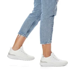 Rieker Women'S Sneaker Low Frost White