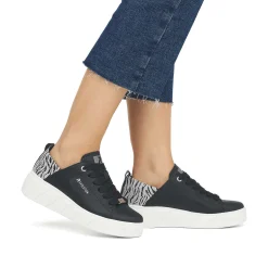 Rieker Women'S Sneaker Low Diamond Black