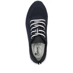 Rieker Women'S Sneaker Low Steel Blue