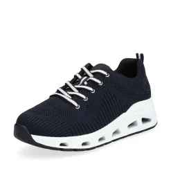 Rieker Women'S Sneaker Low Steel Blue