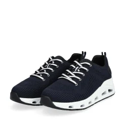 Rieker Women'S Sneaker Low Steel Blue