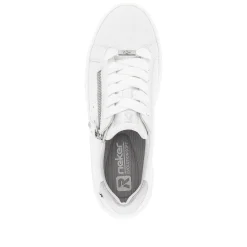 Rieker Women'S Sneaker Low Clear White