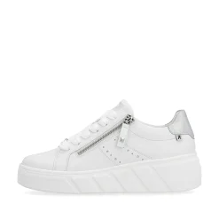 Rieker Women'S Sneaker Low Clear White