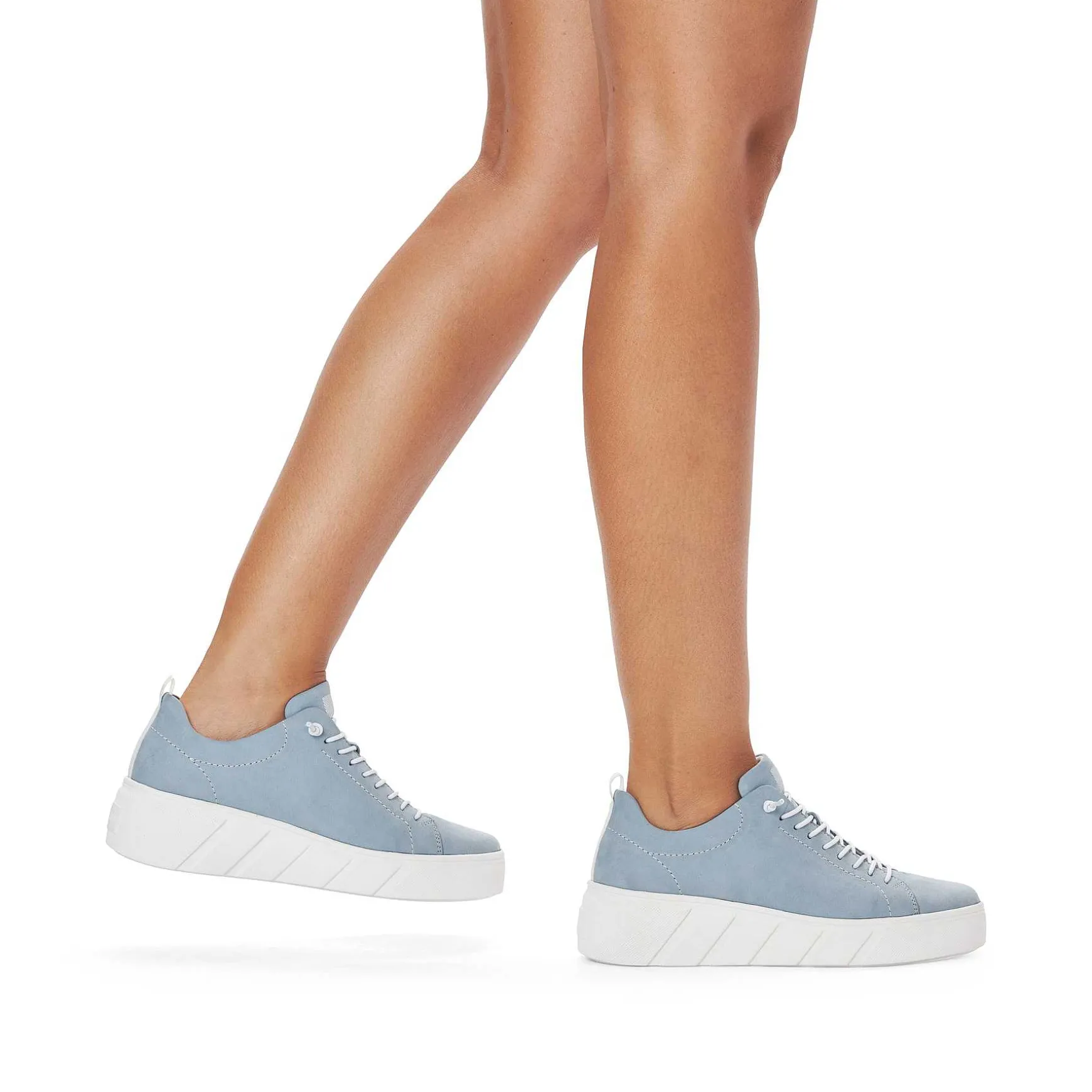 Rieker Women'S Sneaker Low Light Summer Blue