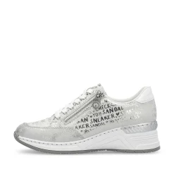 Rieker Women'S Sneaker Low Light Beige