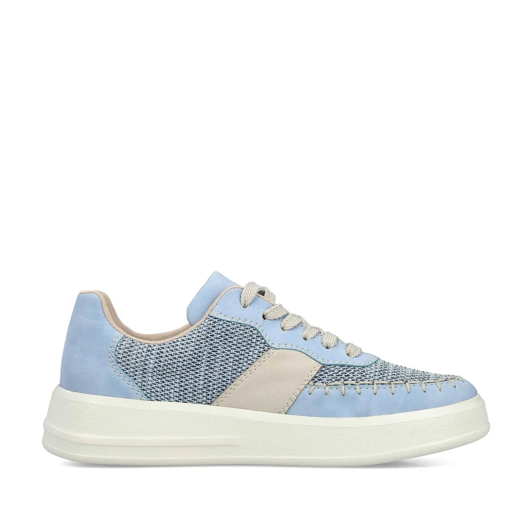 Rieker Women'S Sneaker Low Light Blue