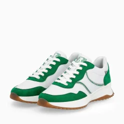Rieker Women'S Sneaker Low Clear-White Emerald-Green