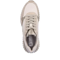 Rieker Women'S Sneaker Low Cream-Beige Snow