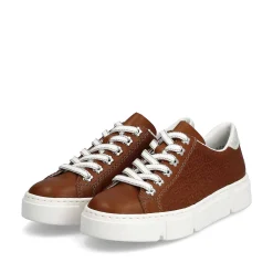 Rieker Women'S Sneaker Low Wood Brown