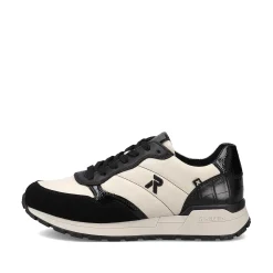 Rieker Women'S Sneaker Low Linen Graphite