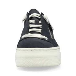 Rieker Women'S Sneaker Low Steel Blue