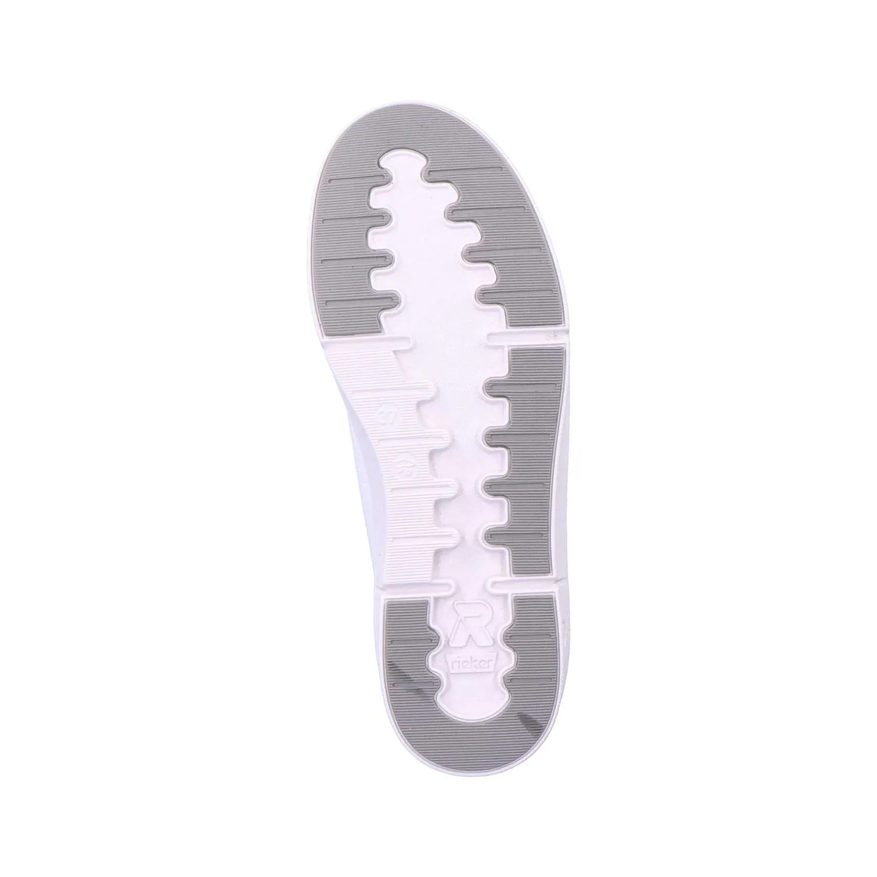 Rieker Women'S Sneaker Low Swan-White Arctic-Grey