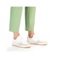 Rieker Women'S Sneaker Low Swan White