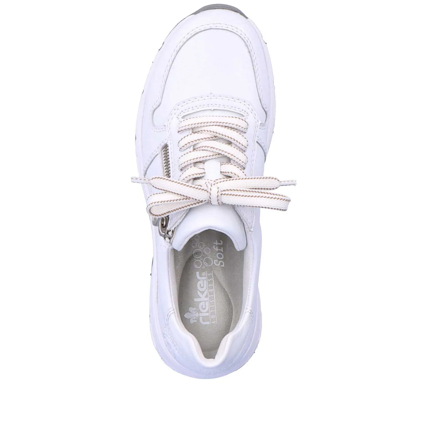 Rieker Women'S Sneaker Low Crystal White