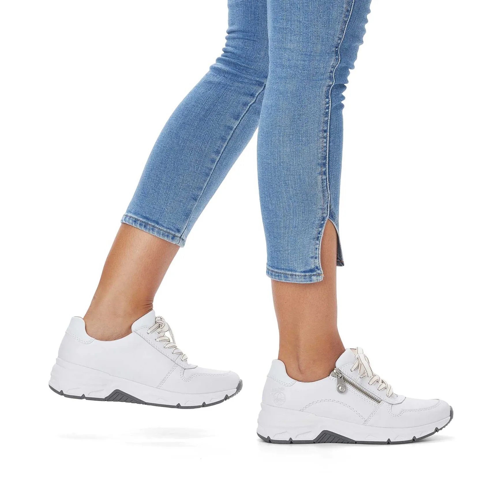 Rieker Women'S Sneaker Low Crystal White