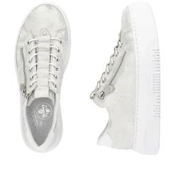 Rieker Women'S Sneaker Low Gray White