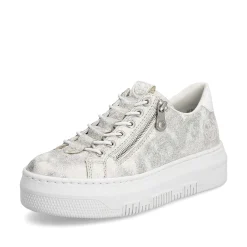Rieker Women'S Sneaker Low Gray White
