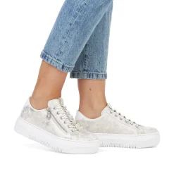 Rieker Women'S Sneaker Low Gray White