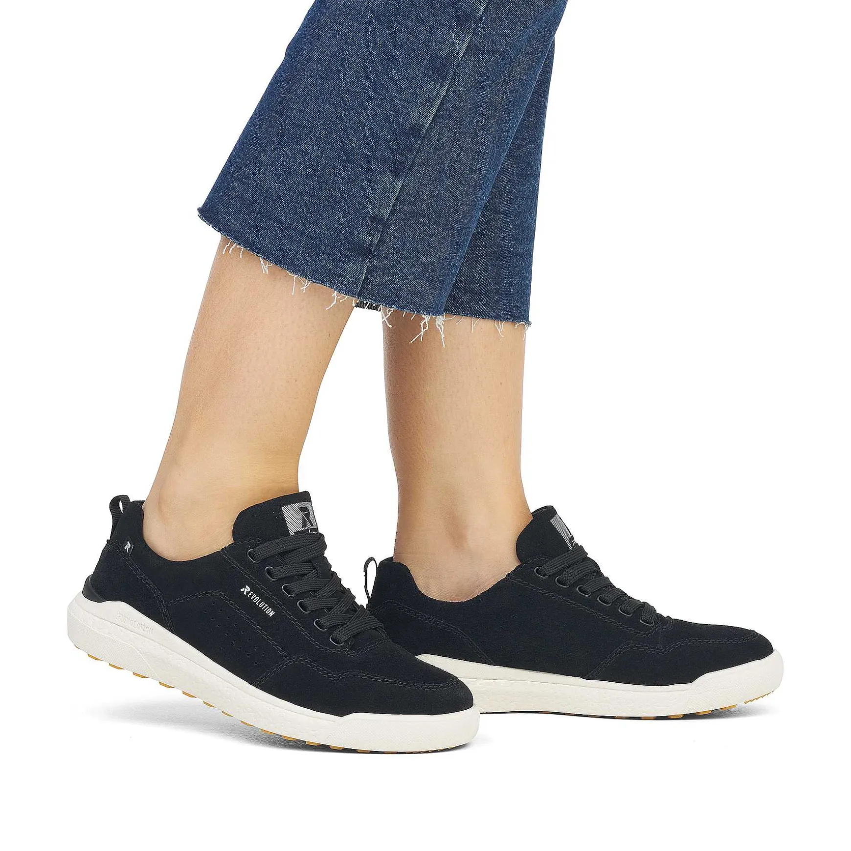 Rieker Women'S Sneaker Low Deep Black