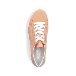 Rieker Women'S Sneaker Low Pastel Orange