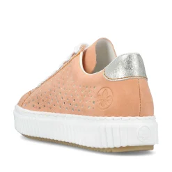 Rieker Women'S Sneaker Low Pastel Orange