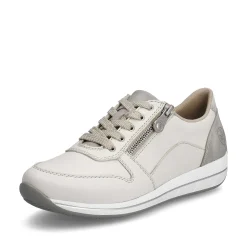 Rieker Women'S Sneaker Low Cream White