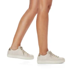 Rieker Women'S Sneaker Low Light Beige