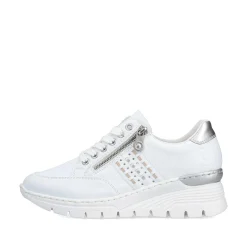 Rieker Women'S Sneaker Low Pure White