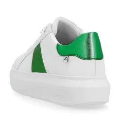 Rieker Women'S Sneaker Low Crystal White Metallic Green
