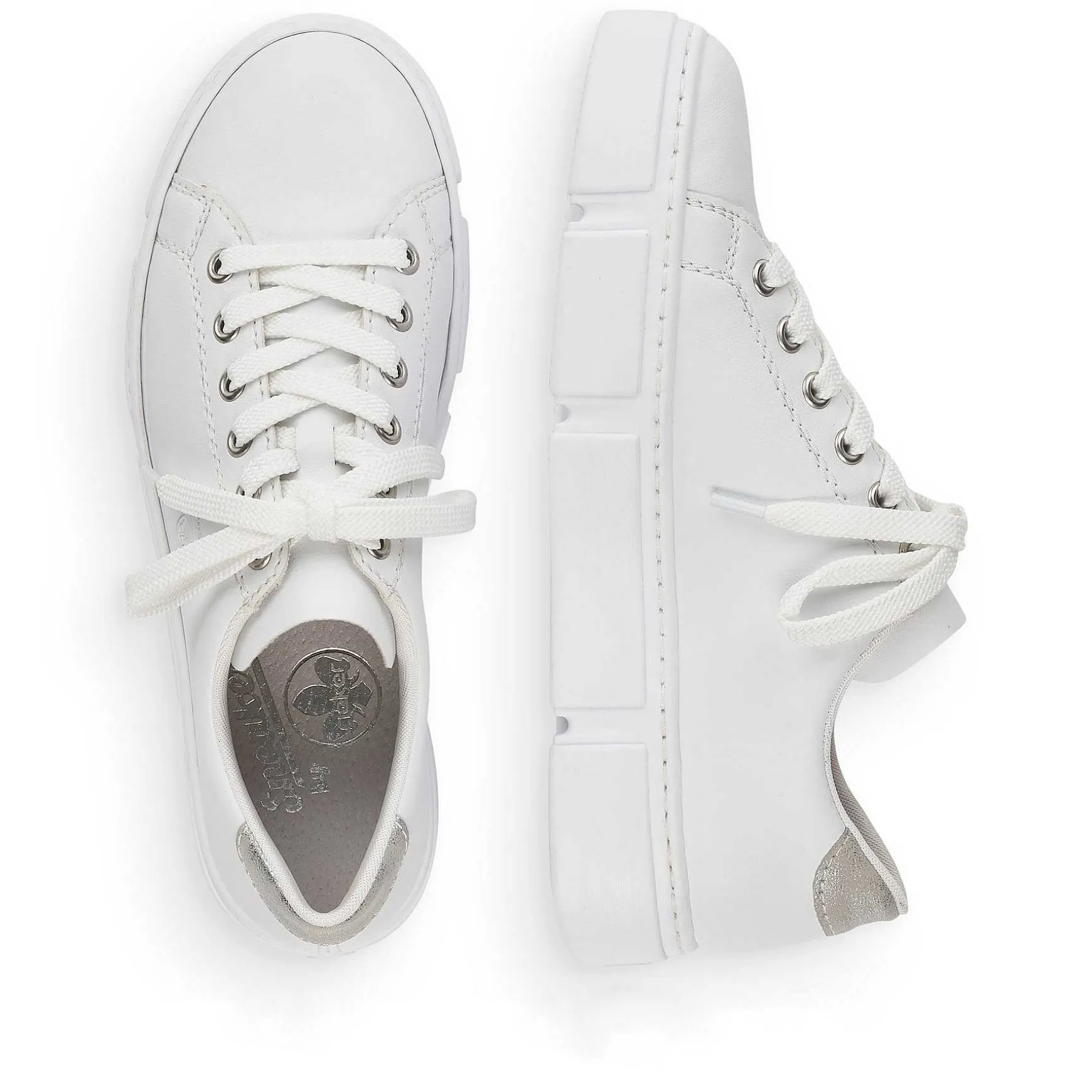 Rieker Women'S Sneaker Low Pure White