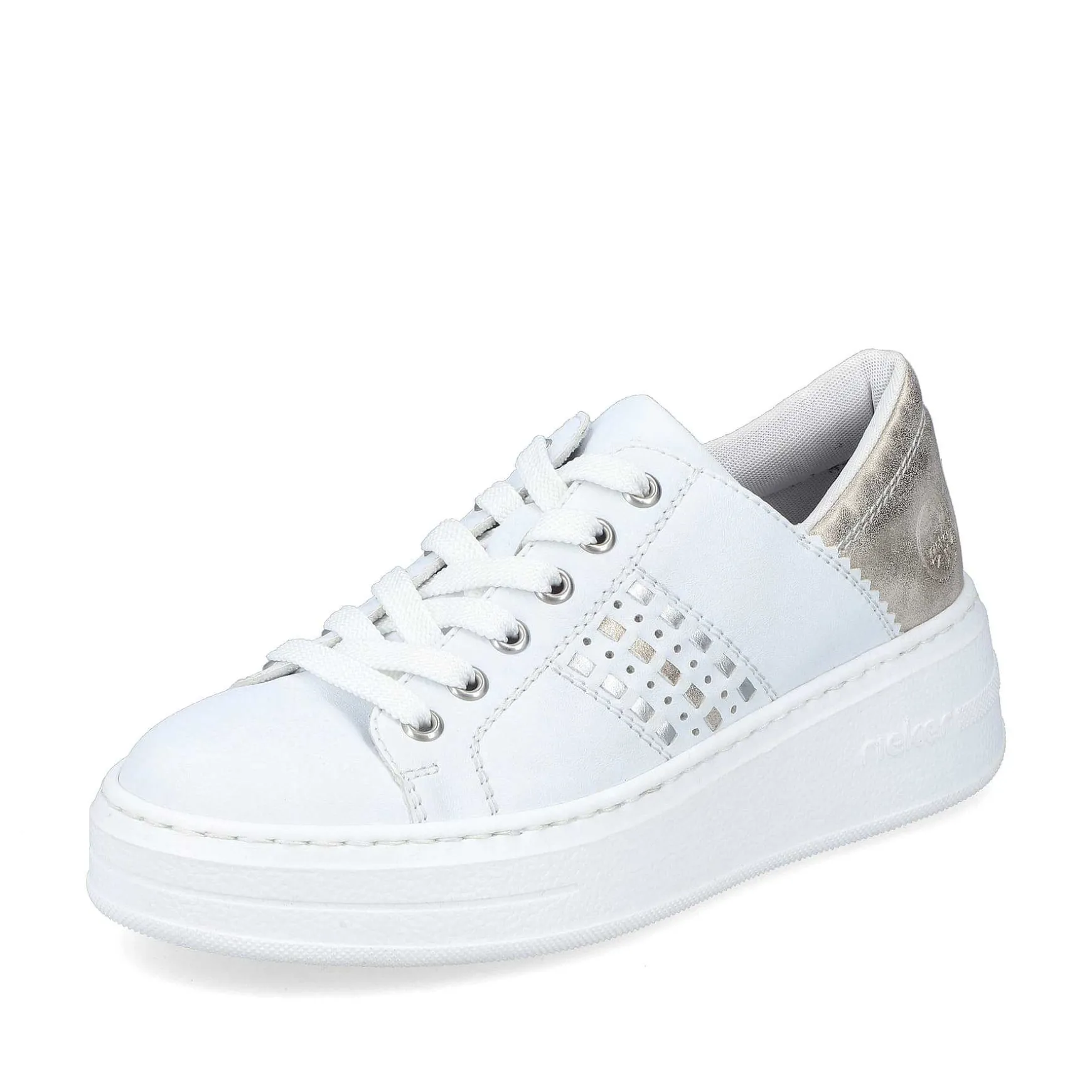 Rieker Women'S Sneaker Low Brilliant White